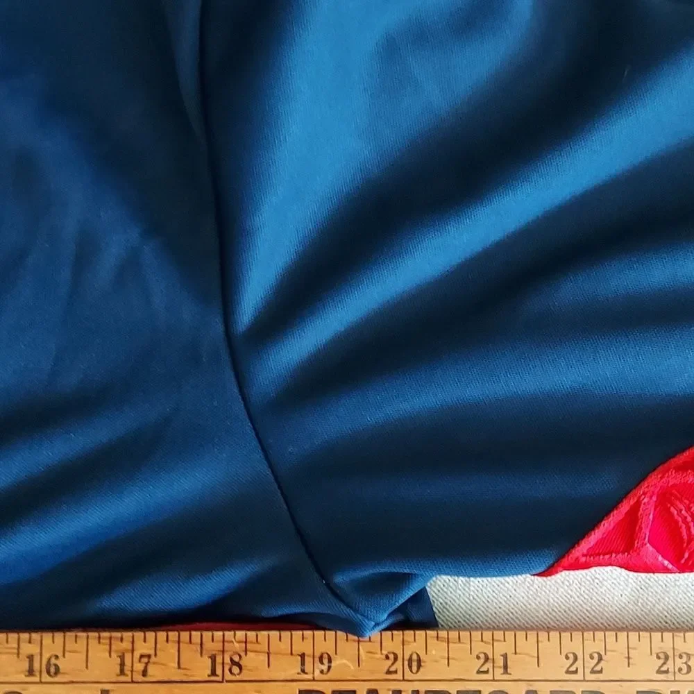 Adidas Sportswear Men's Med‎ Club House Jacket Track Soccer Full Zip Blue Red